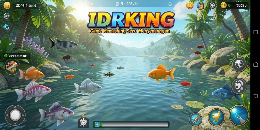 Tangkapan ikan yang memukau dalam game memancing IDRKING.