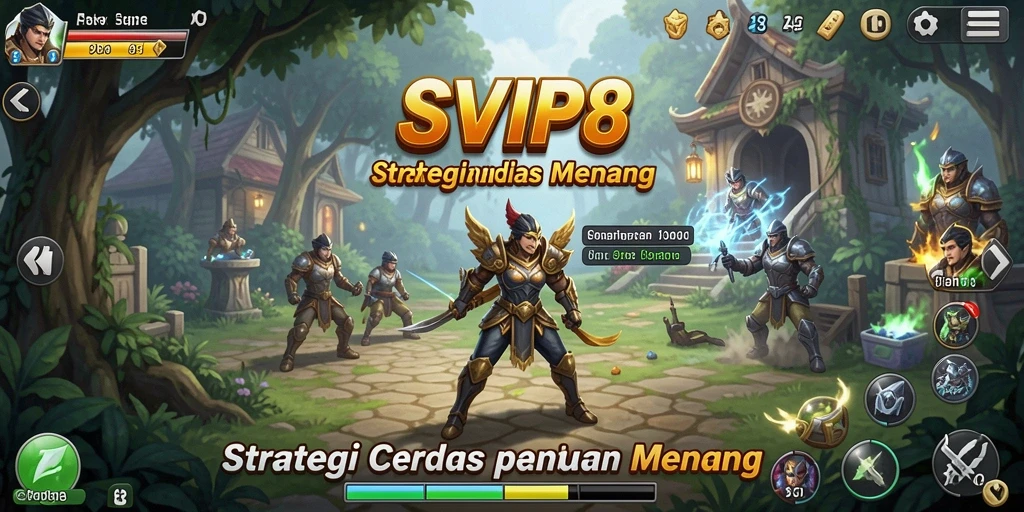 Tangkapan layar menampilkan momen epik dalam gameplay strategi.