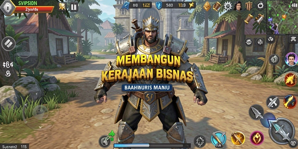 Screenshot utama SVIPSIDN menampilkan elemen gameplay Tycoon yang menarik.