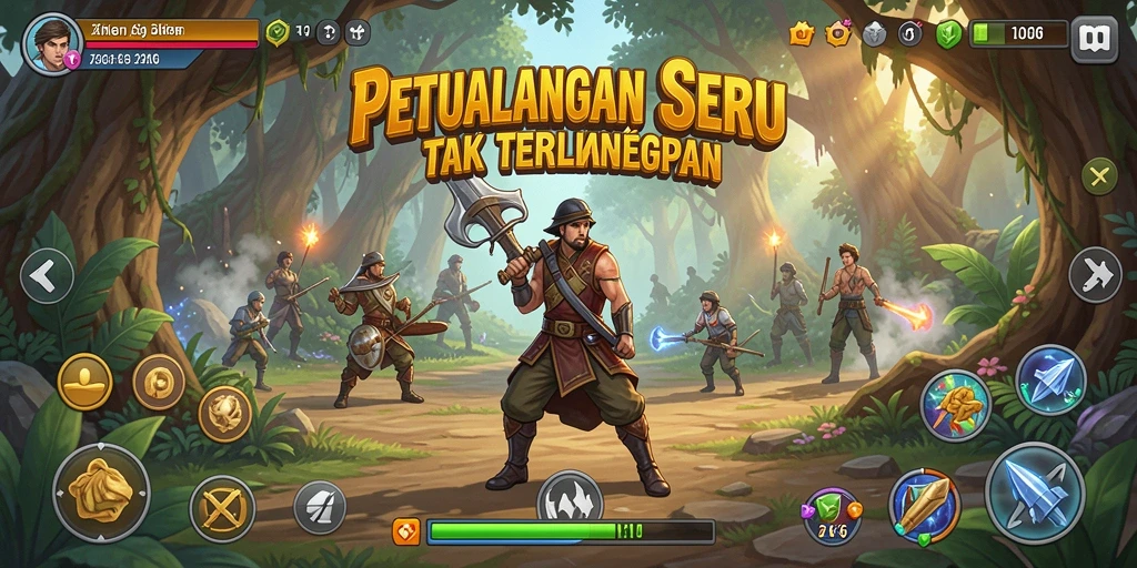 Gameplay menarik ZK6 dengan dunia petualangan yang luas.